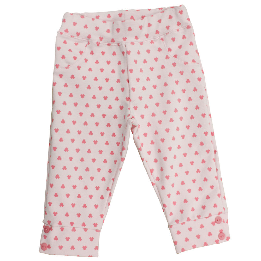 Calça Leggig - Rosa Claro - Minnie Mouse Fada - Disney