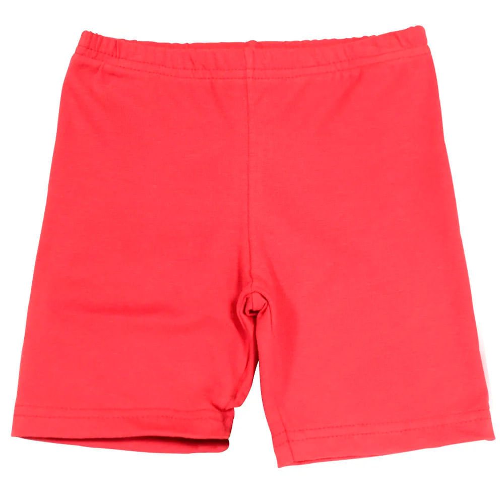 Bermuda Ciclista em Cotton - Vermelho - Mickey Mouse - Disney