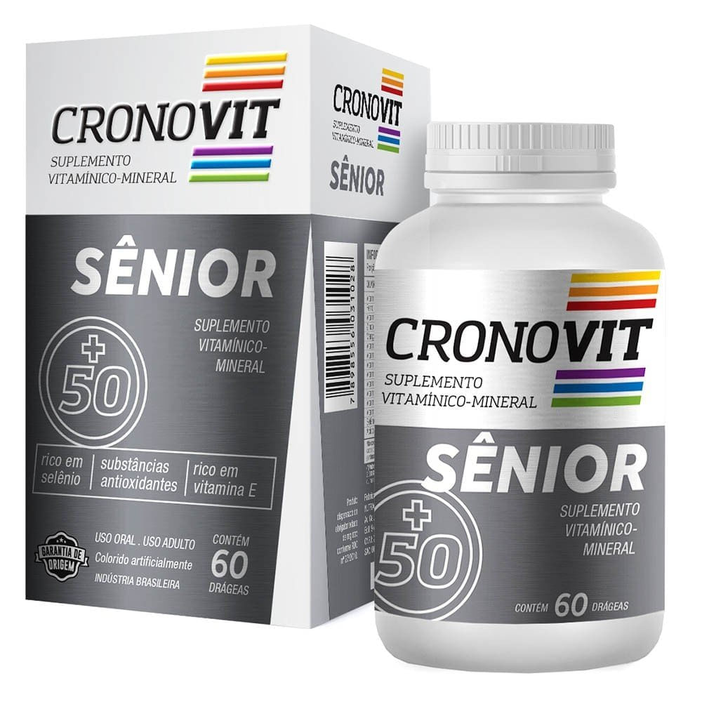 Encontraproduto.com.br - Cronovit Sênior 60 Drágeas