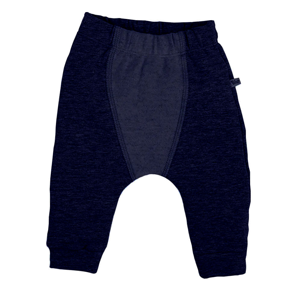 Calça Saruel em Moletom Strech Felpado - Azul Marinho - BB2